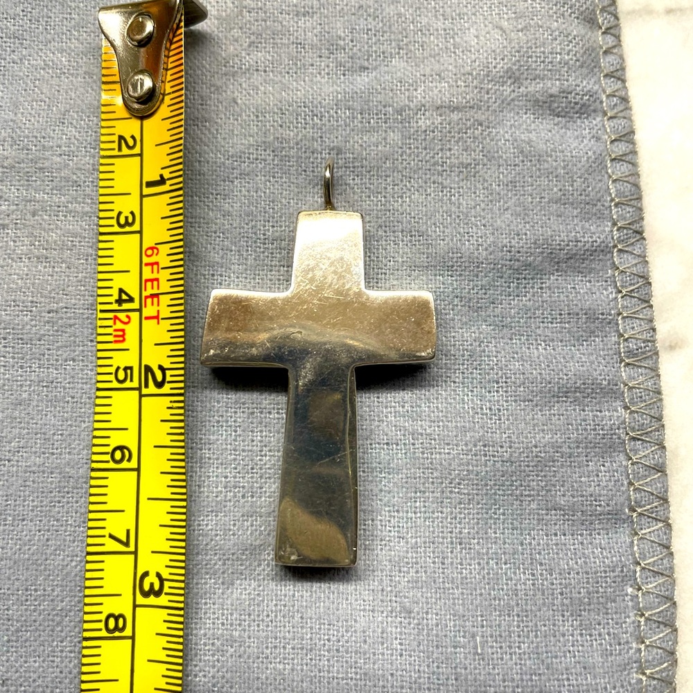 Sterling Silver Cross Pendant by Max Lang